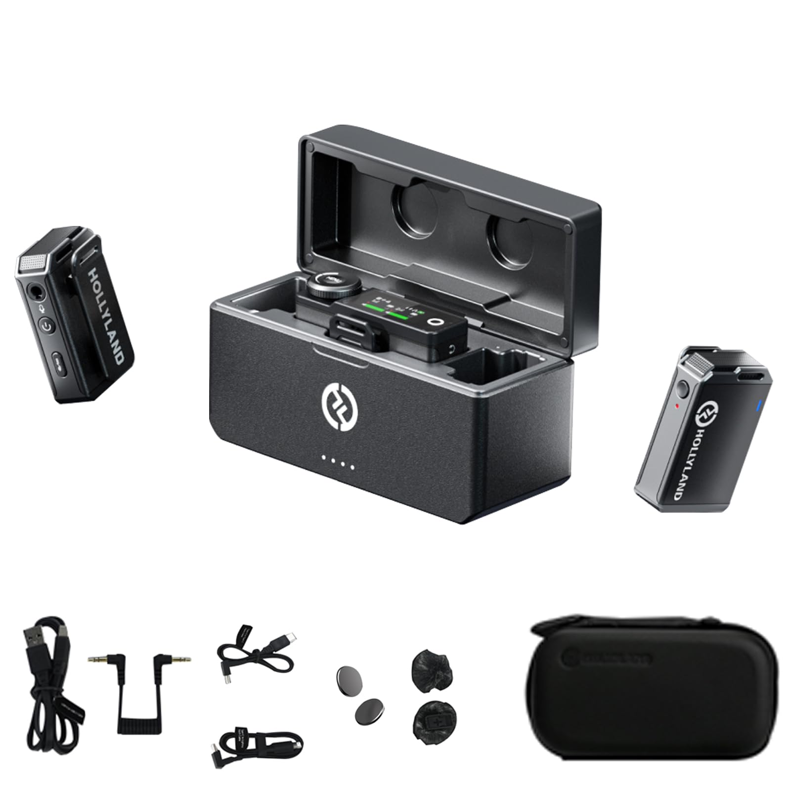 HollyView ピンマイク ワイヤレスマイク HollyView ピンマイク