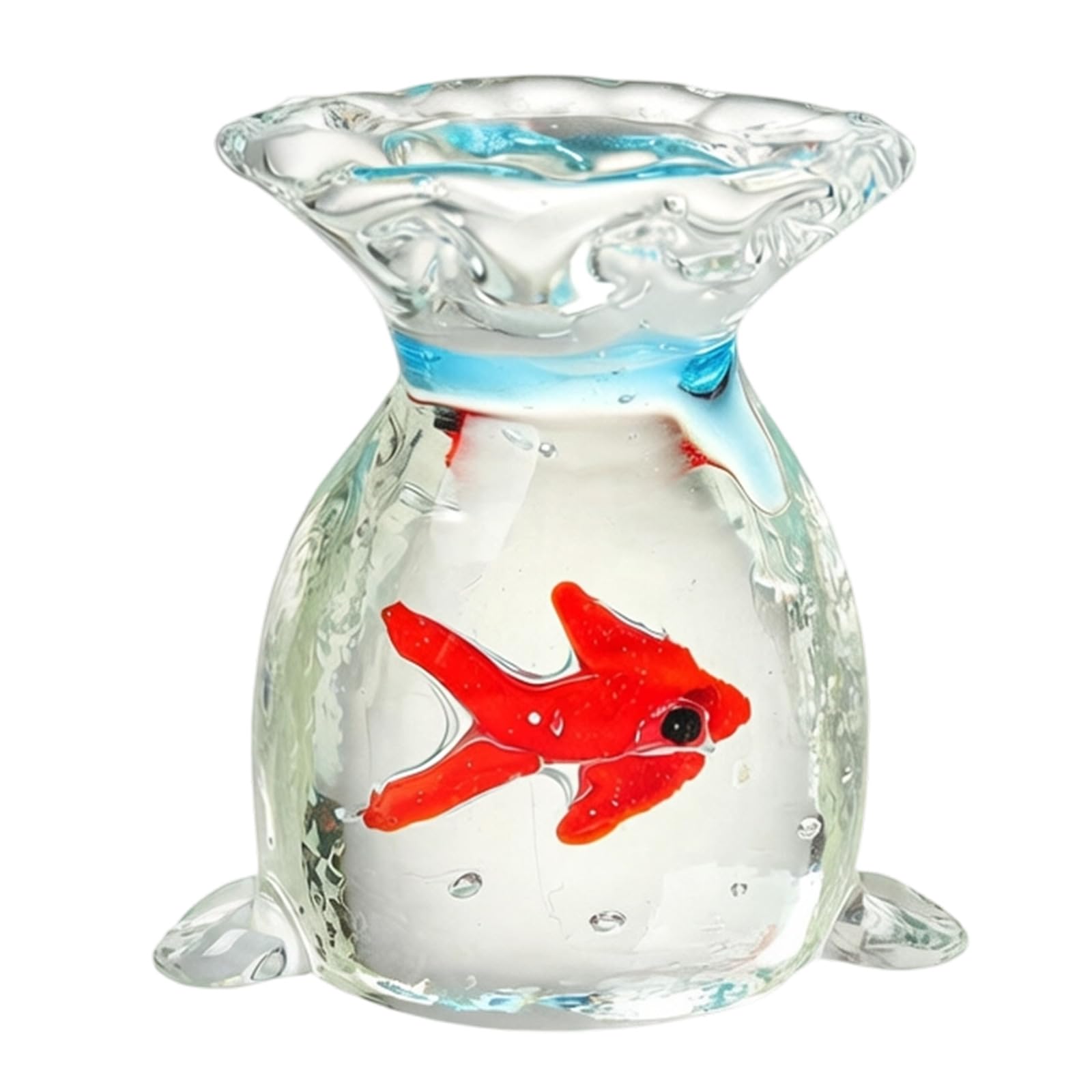 Msioytog F Delicate Handpainted Ish Sculpture Glass Housewarmings Present Or Collectible Or Bookshelfs Or Tabletop Lovely Desktop Decoration