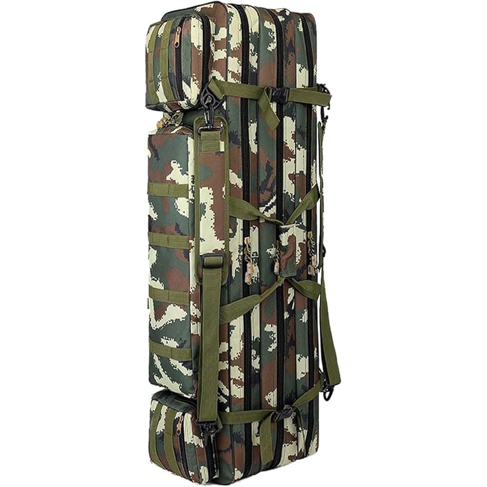 Fucile Borsa Tattica, Borsa Porta Armi Poligono, Custodia Morbida Fodero Porta Fucili Imbottito, Zaino Fucile Caccia, Canna da Pesca Borsa, Borsa Tattica Militare Camouflage A,120cm