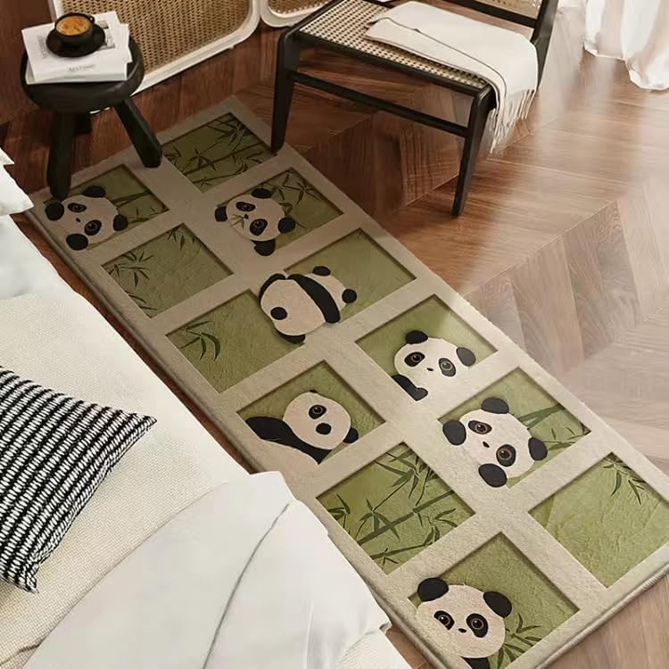 Area Rugs for Bedroom 1.3' X 3.9', Washable Cat Irregular Shaped Rug Cute Carpet Kid Funny Cartoon Rugs, Room Decor Cat Dog Shaped Pet and Children