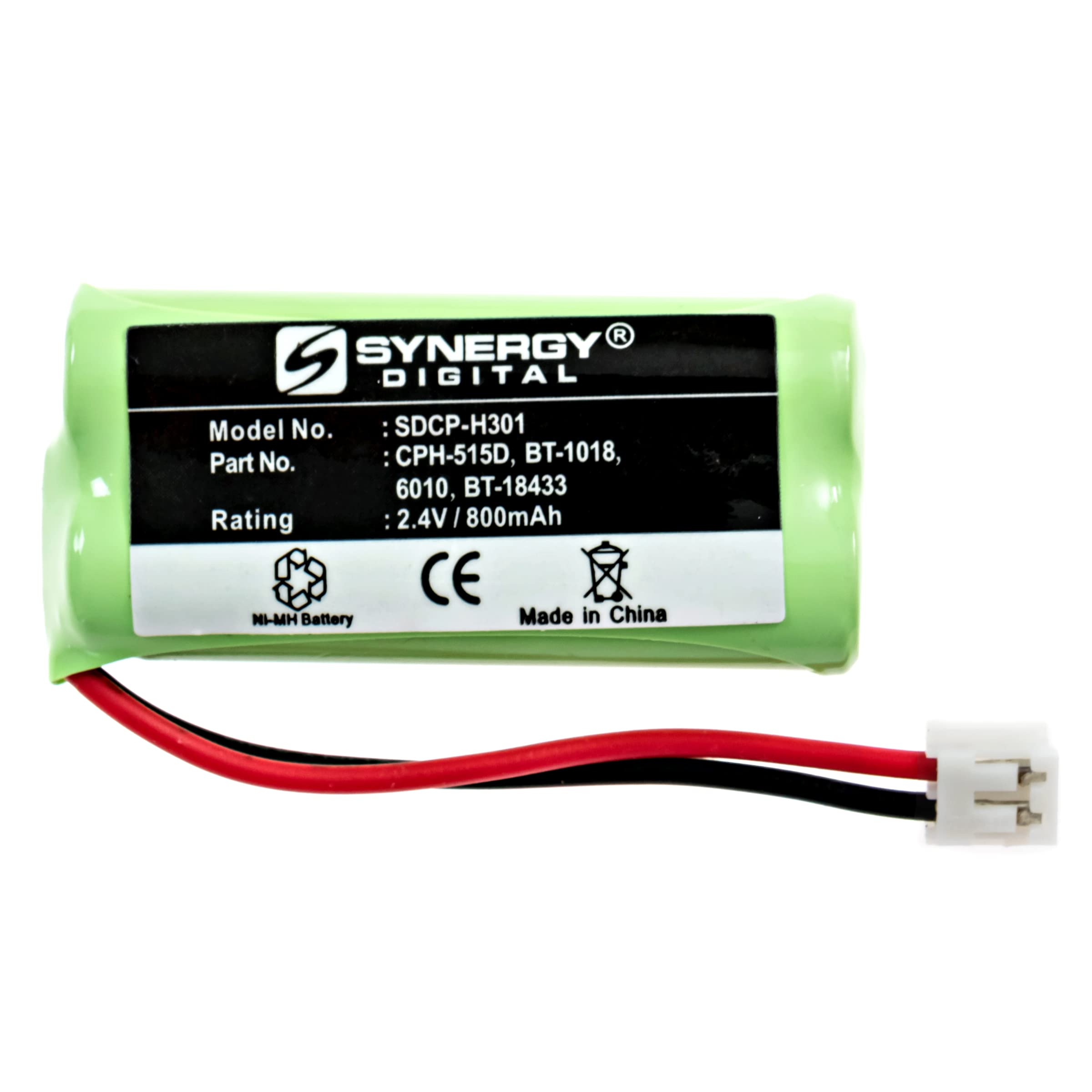 Synergy Digital Cordless Phone Battery 3-Pack - Compatible With Radio Shack 23-930 & More