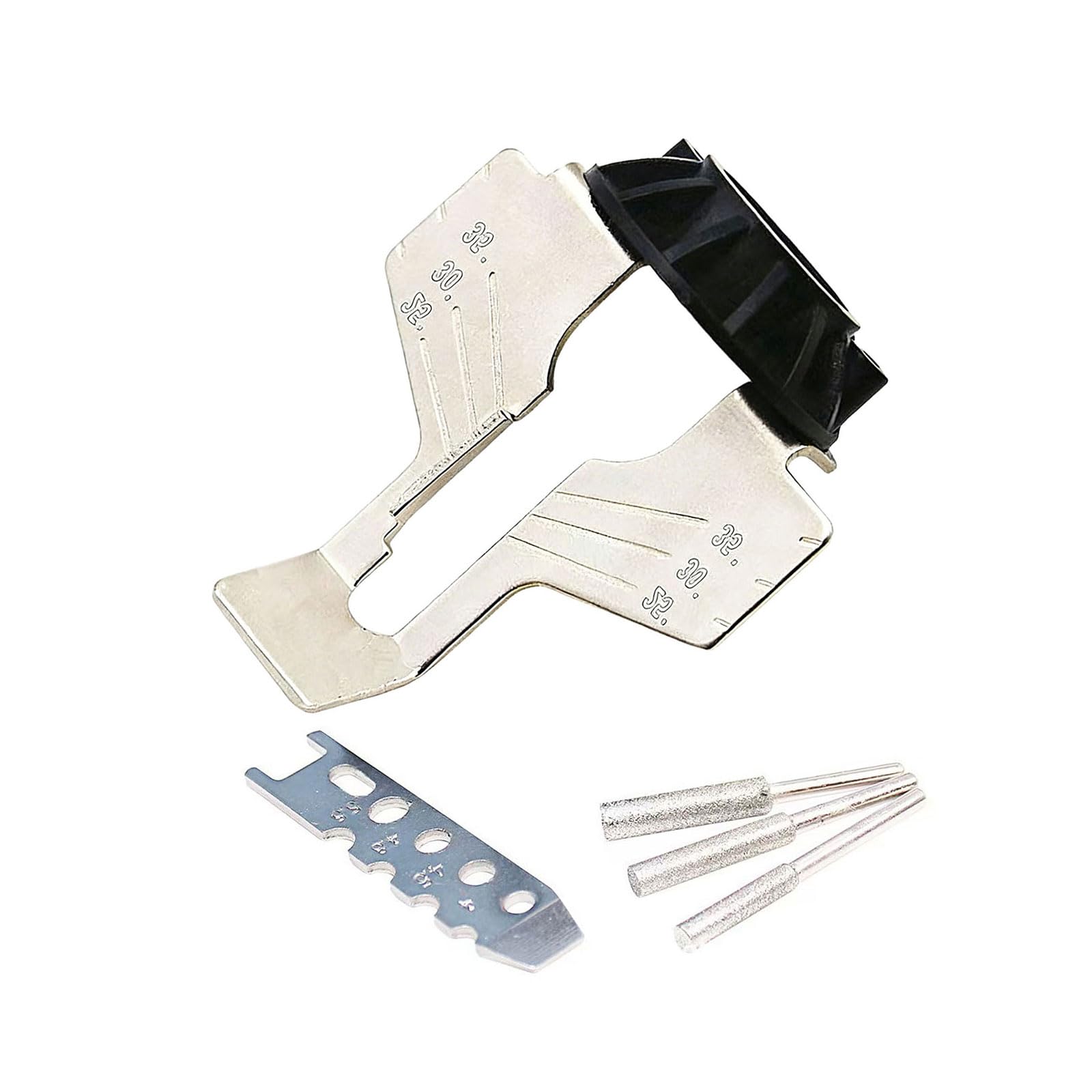 Hdoytxxm Black Chainsaw Sharpening Set Electric Chain Polishing Accessories For Chainsaw Teeth Electric Chain Tooth Polishing Rod Hardware Maintenance Tool