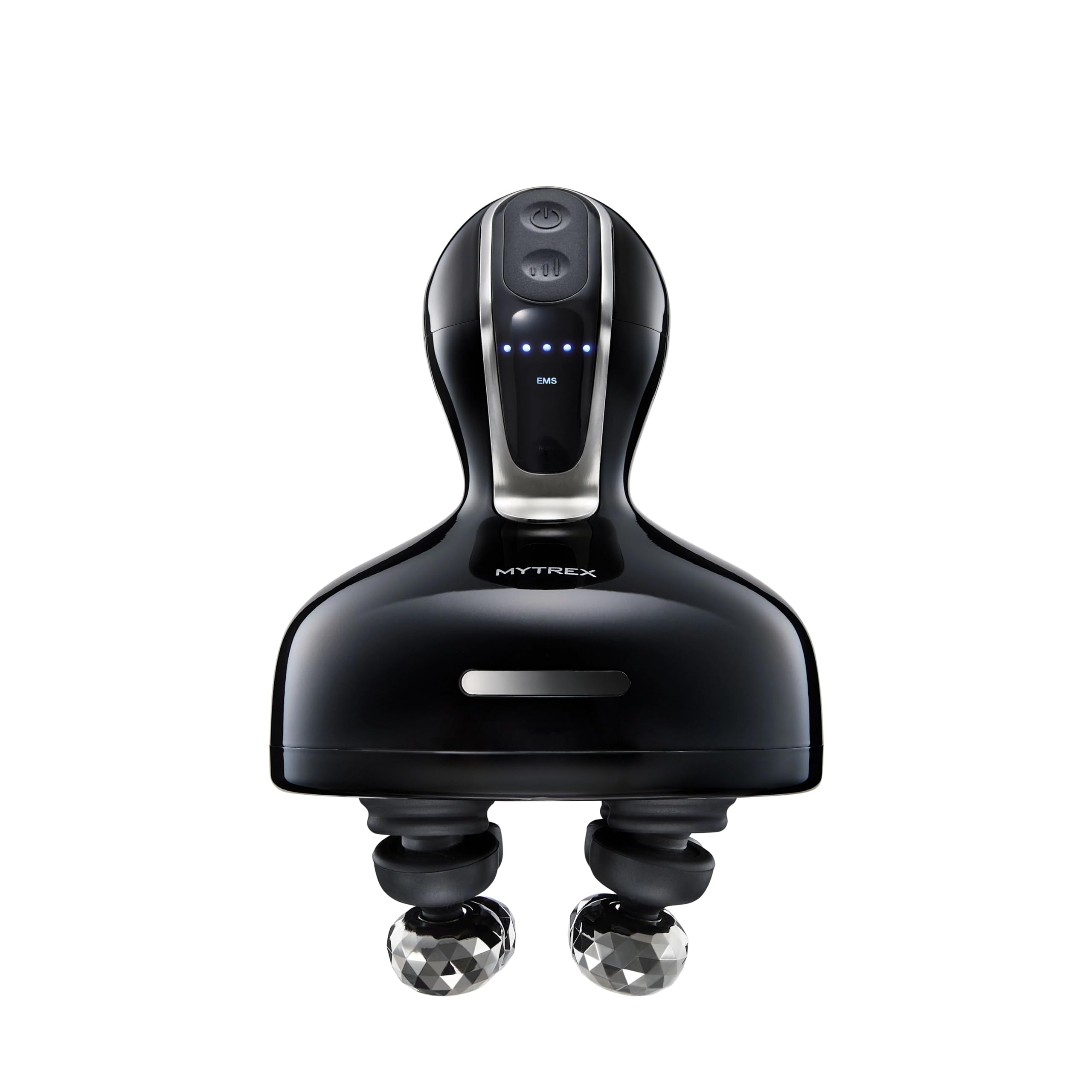 MYTREX Head Spa Deep X device, black, with control buttons on top.