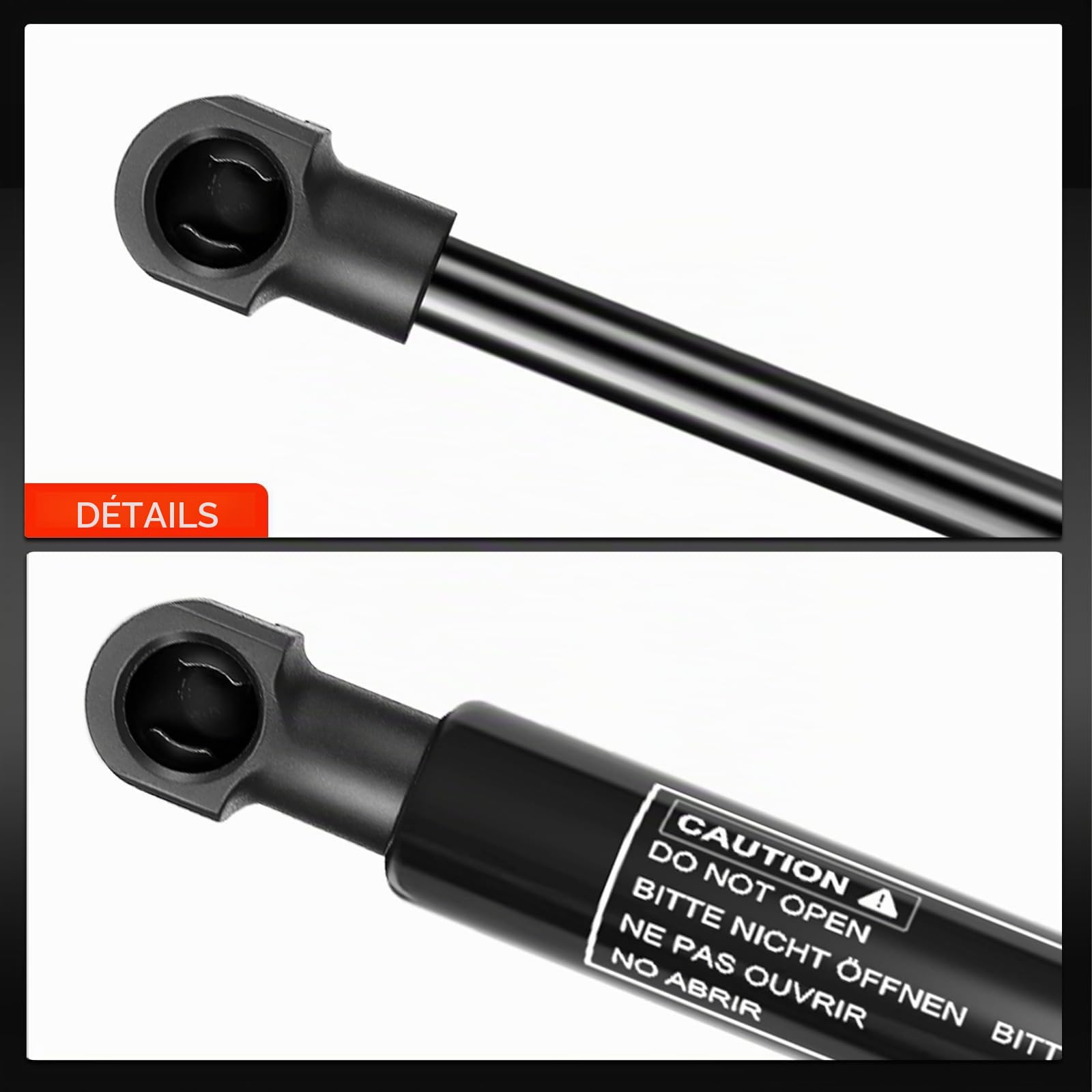 Frankberg 2x Ressort à gaz Capot moteur Compatible avec Série 3 Break E91 Série 3 E90 Série 3 Cabriolet E93 Série 3 Coupé E92 Remplacer# 51237060550