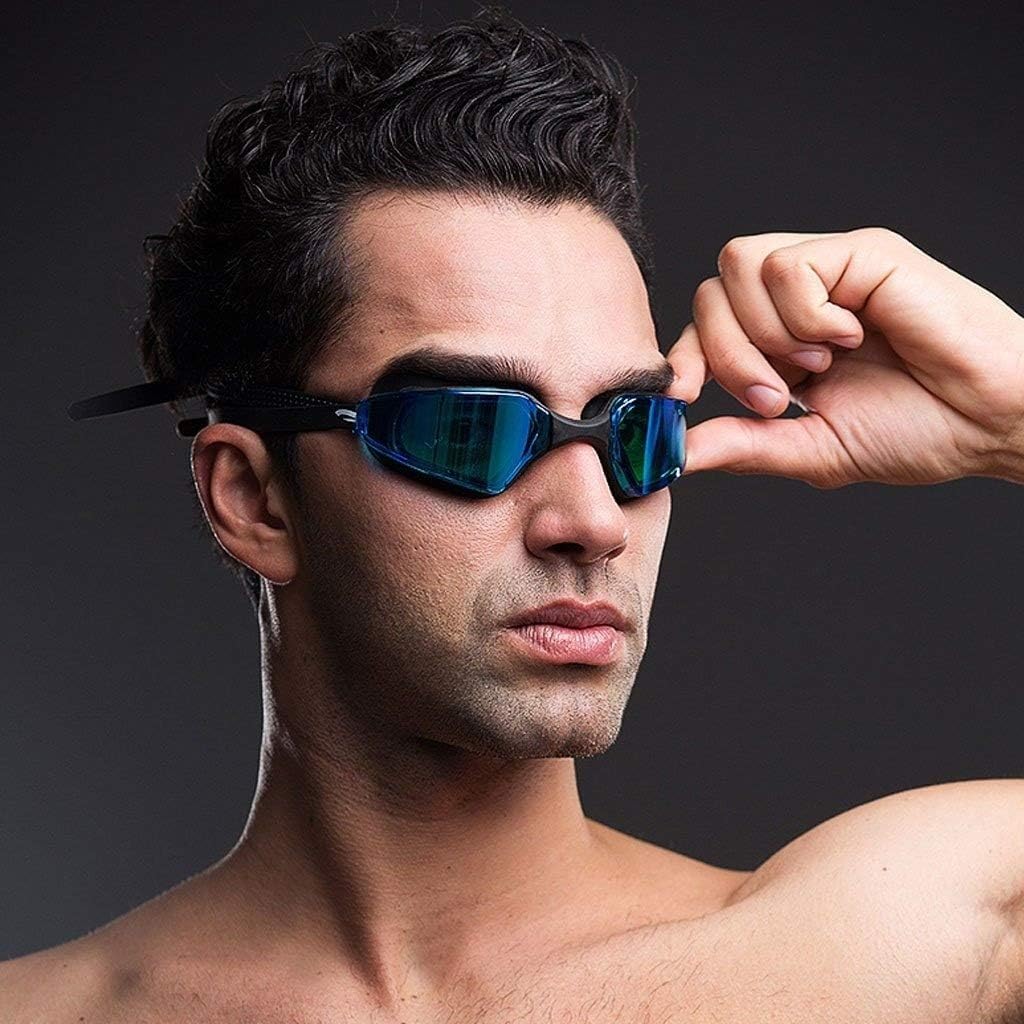 Gafas de natación, Las Mejores Gafas de la Historia, Equipo de natación, Gafas Unisex, Gafas for Todas Las Edades(B)