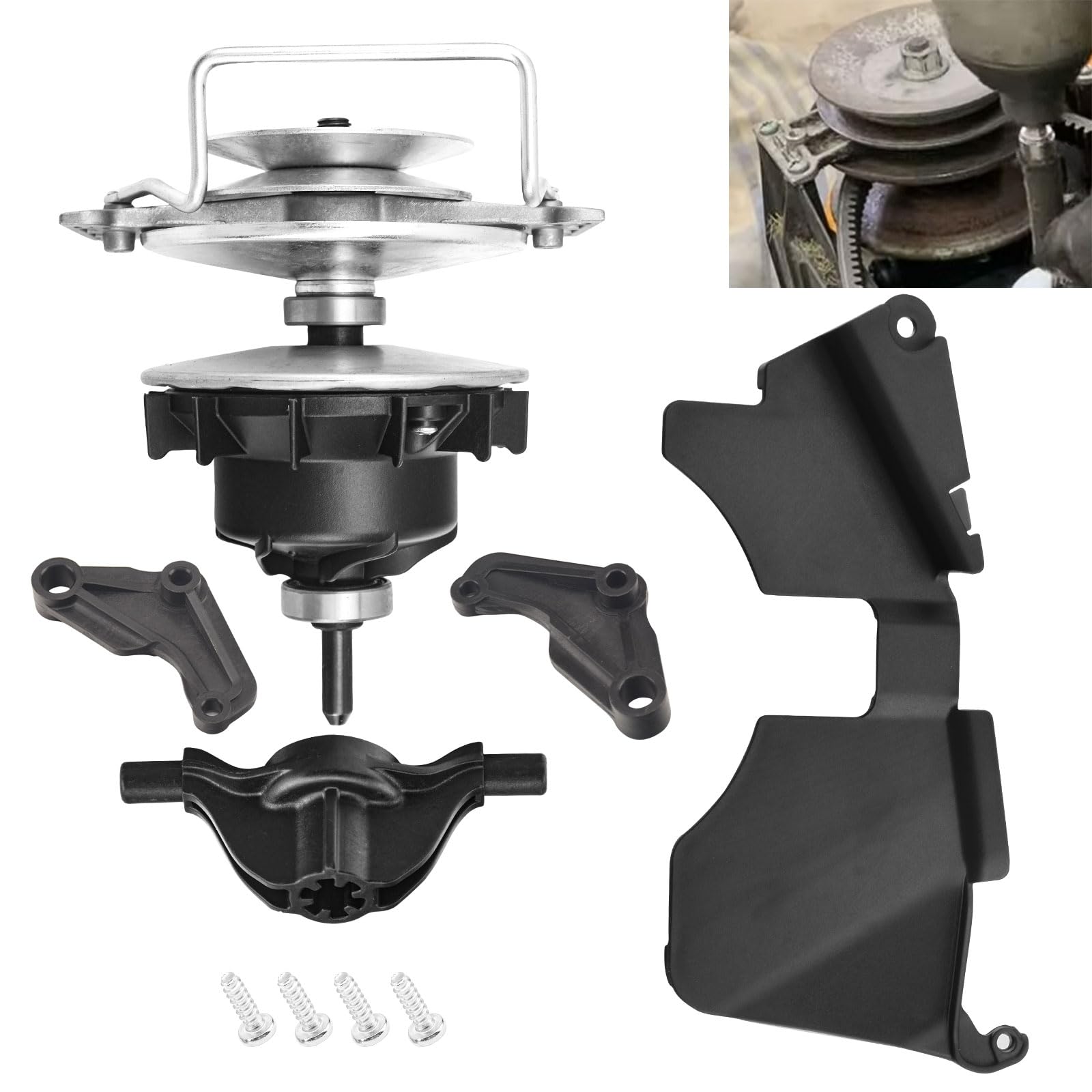 GT79452-A Transmission Driver Kit W/Mounting Screw Compatible with Craftsman Husqvarna Poulan Ar-iens Mowers YTA18542 RS800 Transaxles GT79452 589668301 587086703 GT79260 GT79260-A