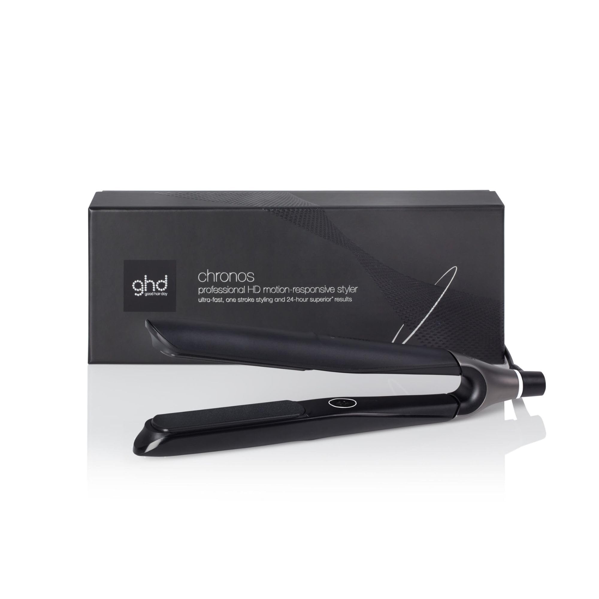 ghd chronos Glätteisen: Fortschrittlichster smarter Styler, für alle Haartypen, 26mm Platten, 3x schnelleres Styling, mehr Glanz, professionelle Ergebnisse, keine extremen Hitzeschäden