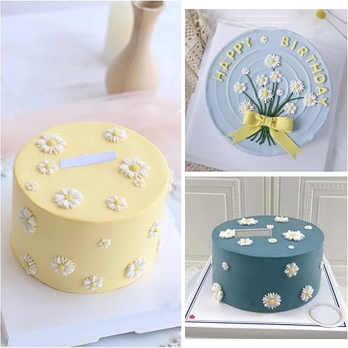 Miniatura 4 de Sijiangmold Moldes de silicona para fondant de margaritas de crisantemo para decoración de pasteles, caramelos, arcilla polimérica, pasta de goma de