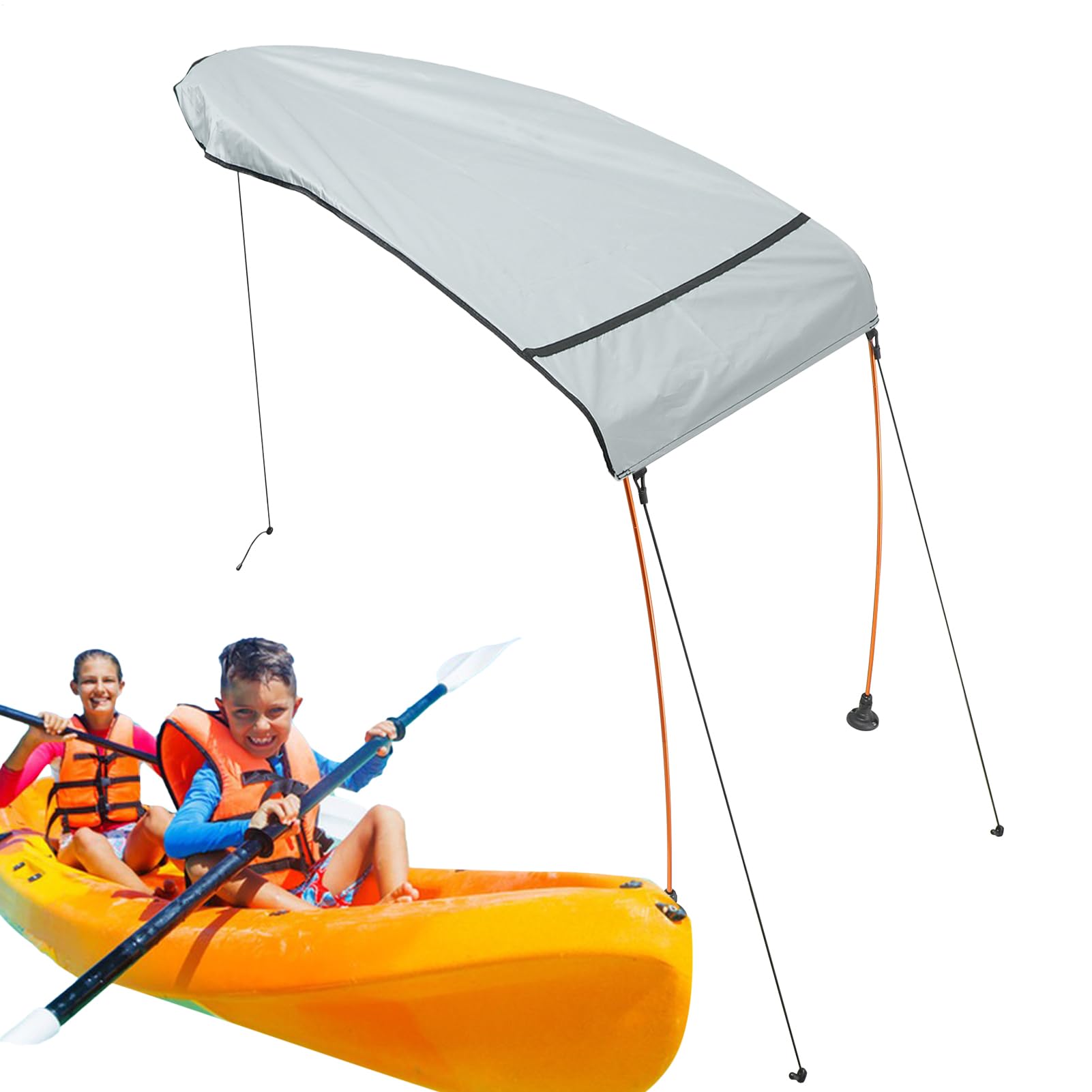 Generico Ombrello per kayak, parasole per kayak, Tendalino parasole per da spiaggia, Kit hardware base per montaggio su parasole per barca e tettuccio per kayak per pesca all'aperto, kayak