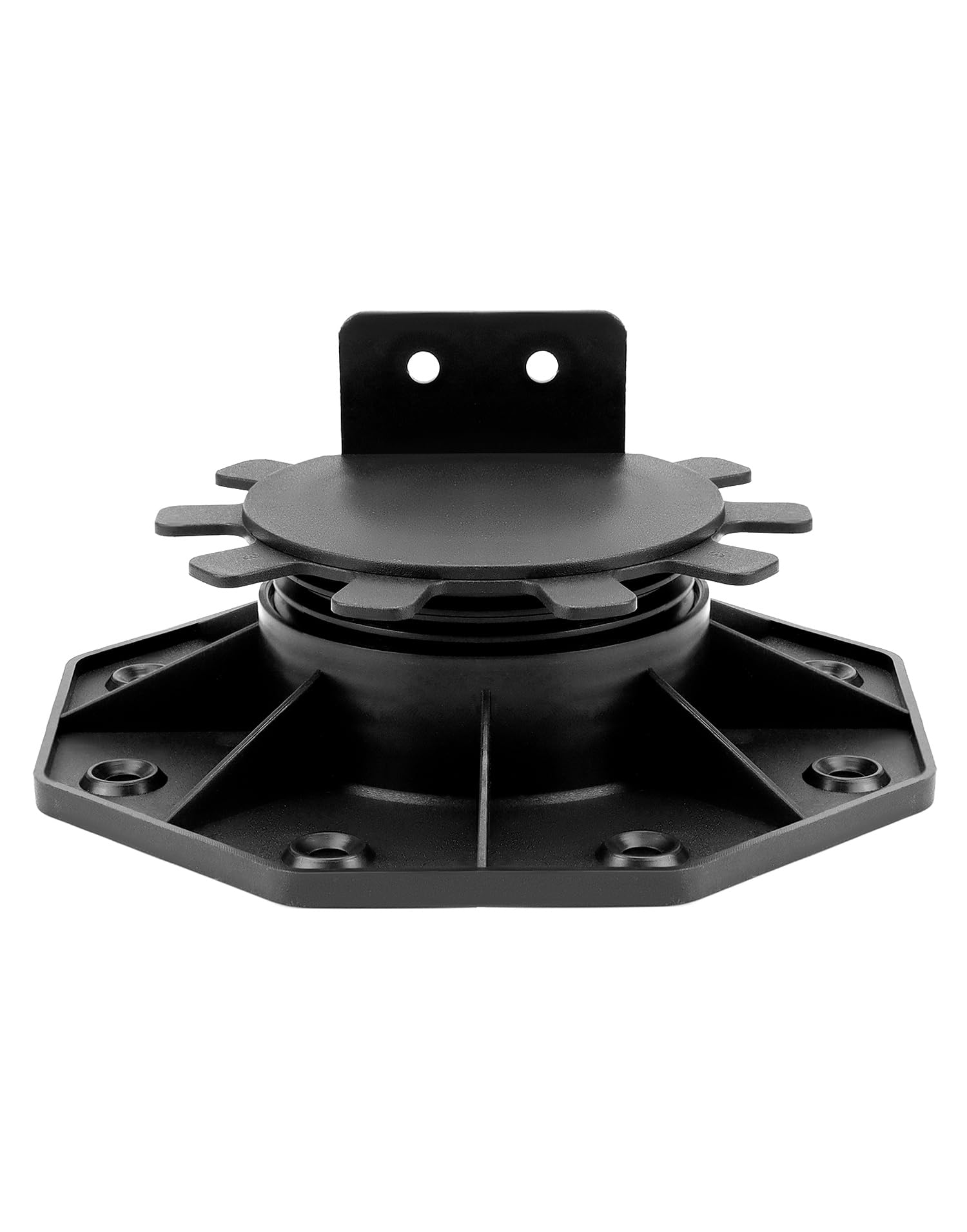 QWORK® Piedistalli per terrazze regolabili da 15 pezzi 30-60 mm, adatti per tavole per terrazze in legno/WPC/alluminio