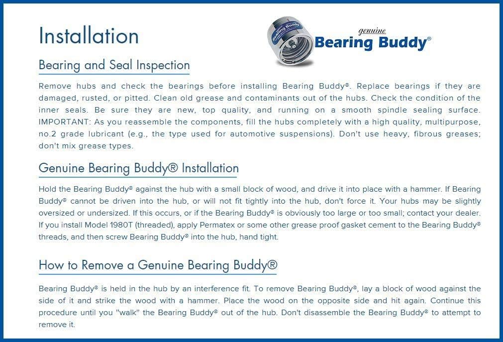 (4) 2.441 Stainless Steel Boat Trailer Bearing Buddy with Protective Bra - Wheel Center Caps 2441-SS (2 Pairs) : Automotive