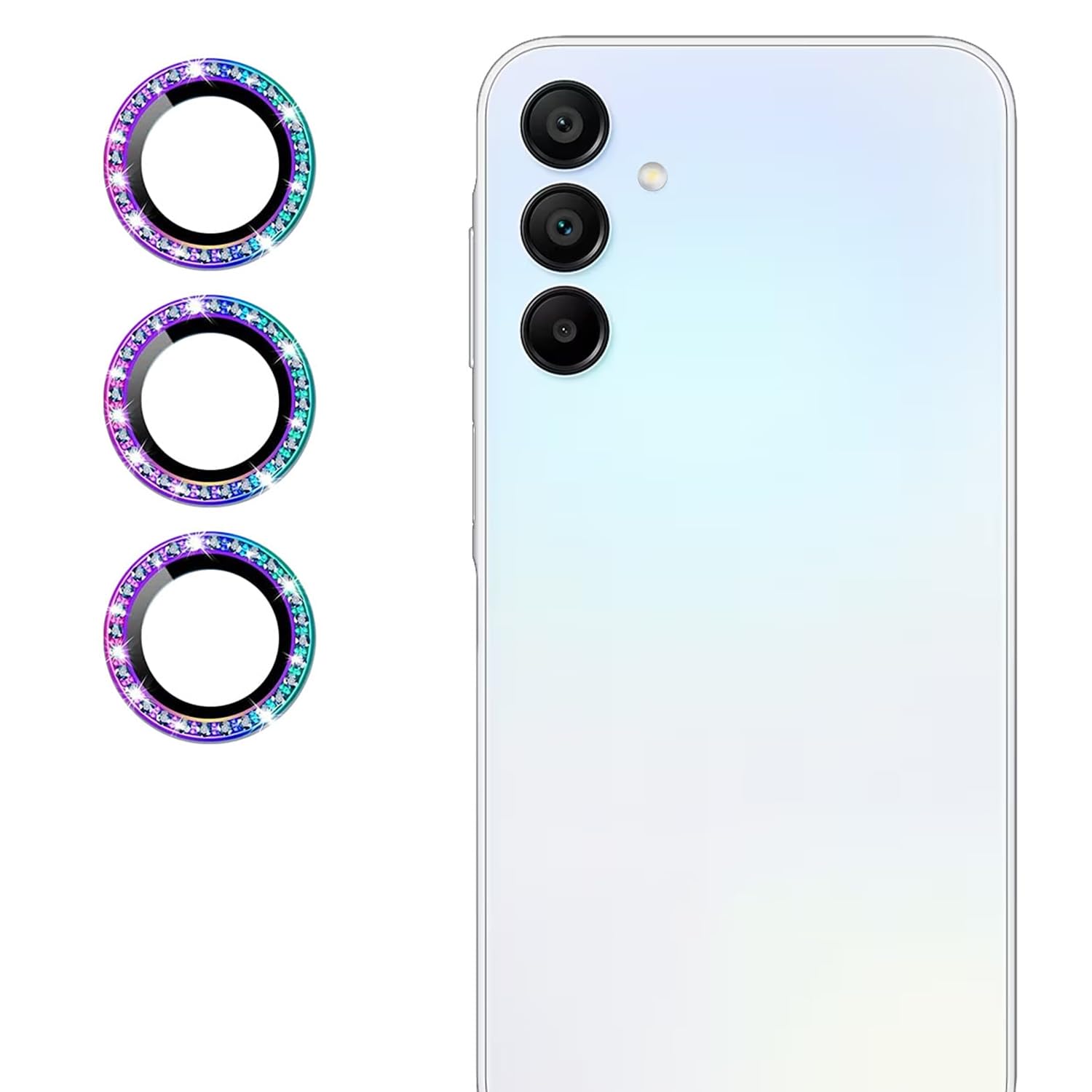 Oncraves Back Camera Lens Ring Guard Protector for Samsung Galaxy A15 5G | Diamond Camera Ring Aluminum Alloy Edge. Rainbow (B0CST5KL2M) Amazon Price History, Amazon Price Tracker