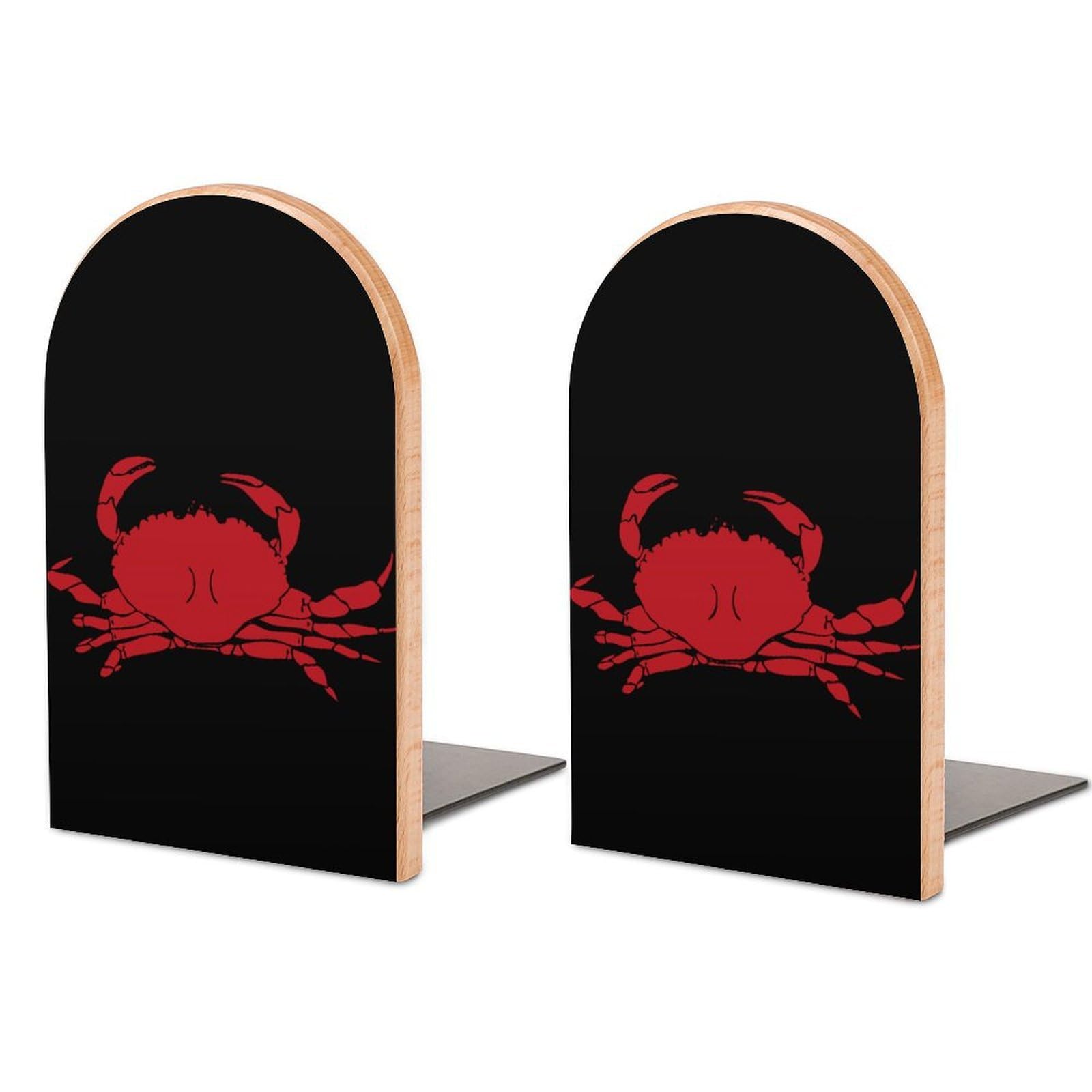 Nclqvjxzkhw Style Crabs Book Ends For Shelves Bookends Bookshelf Holder Stand Books Stopper Home Office Decor