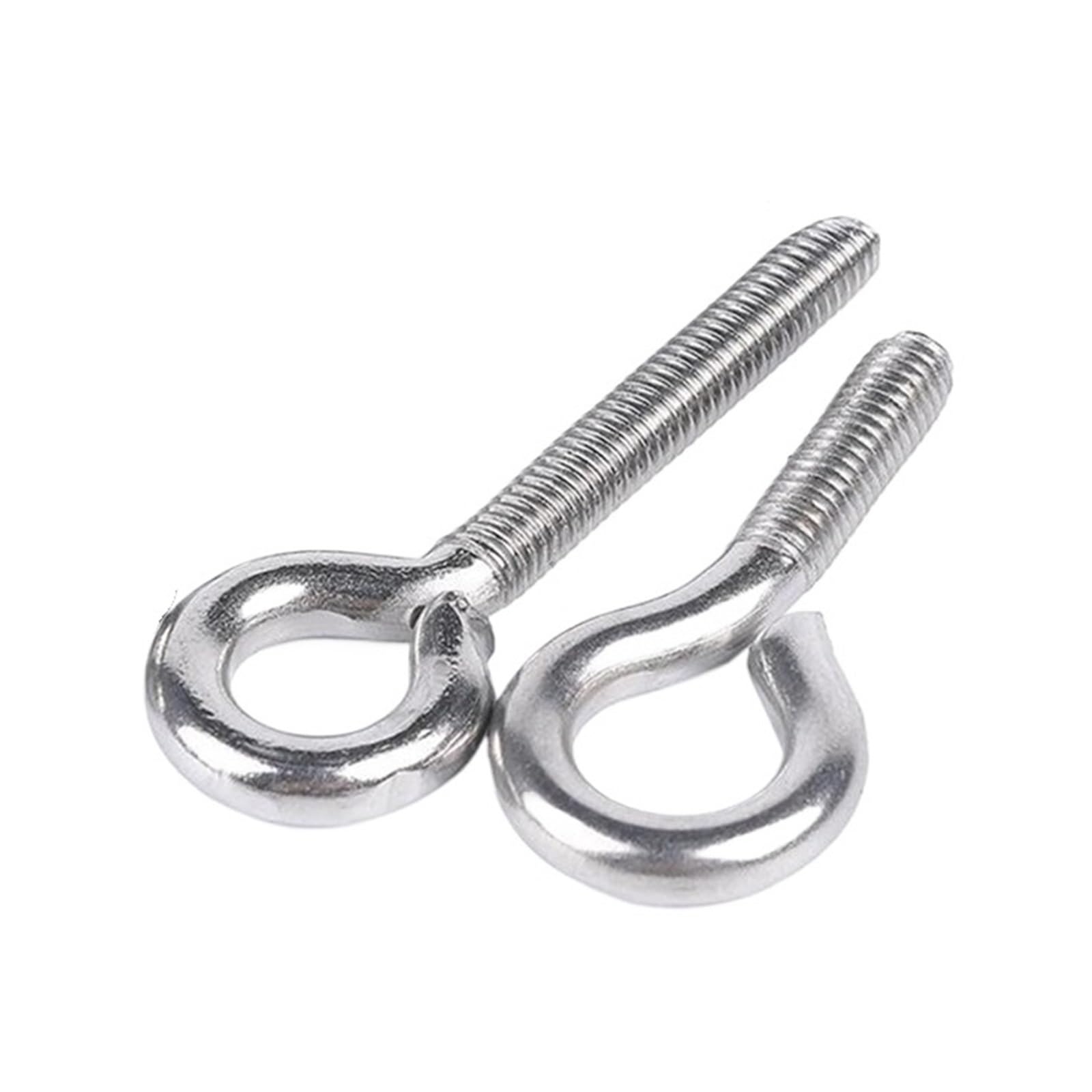 crochets à œil vissés,Crochets de plafond en méta, Vis à œil de mouton en acier inoxydable M4M10 304, crochet fermé avec vis à anneau(M5x20mm(10PCS))