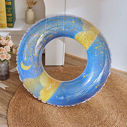 浮き輪 子供 浮輪 スイミング 浮具 かわいい レインボー フ