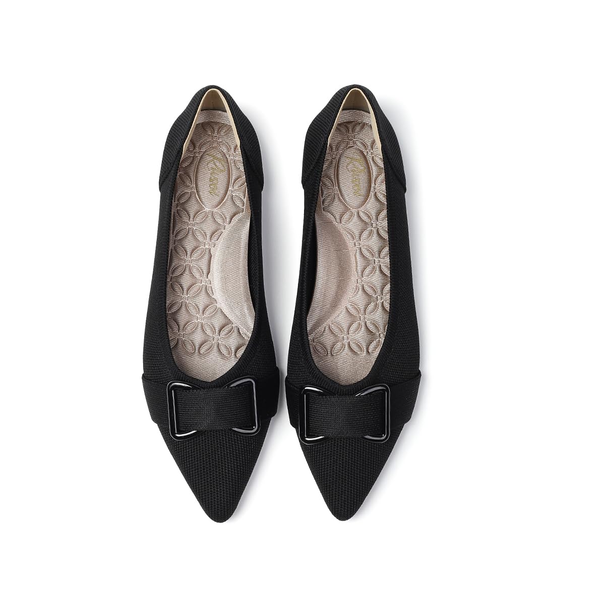 Comfortable Knit Ballet Flats for Women Arch Support Dress Shoes