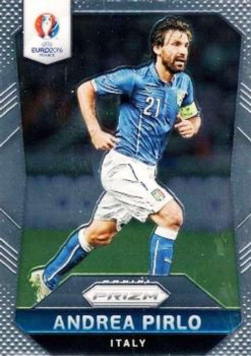 2016 Panini Prizm UEFA Euro #86 Andrea Pirlo Italy Official FIFA Soccer Card in Raw (NM or Better) Condition