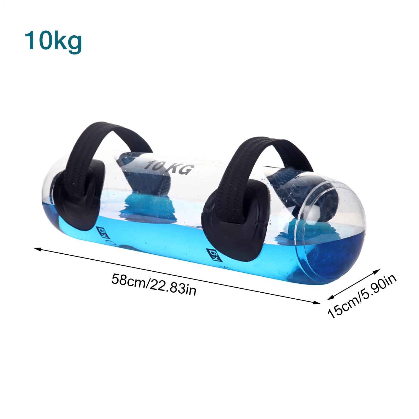 Aqua-Taschen für Workout – Wassergewichte Aqua Bag | Wassergefüllte Gewichtstaschen | Aqua Bag Workout | Transparente gewichtete Wassertasche | Wiederverwendbare befüllbare Gewichte Faltbares
