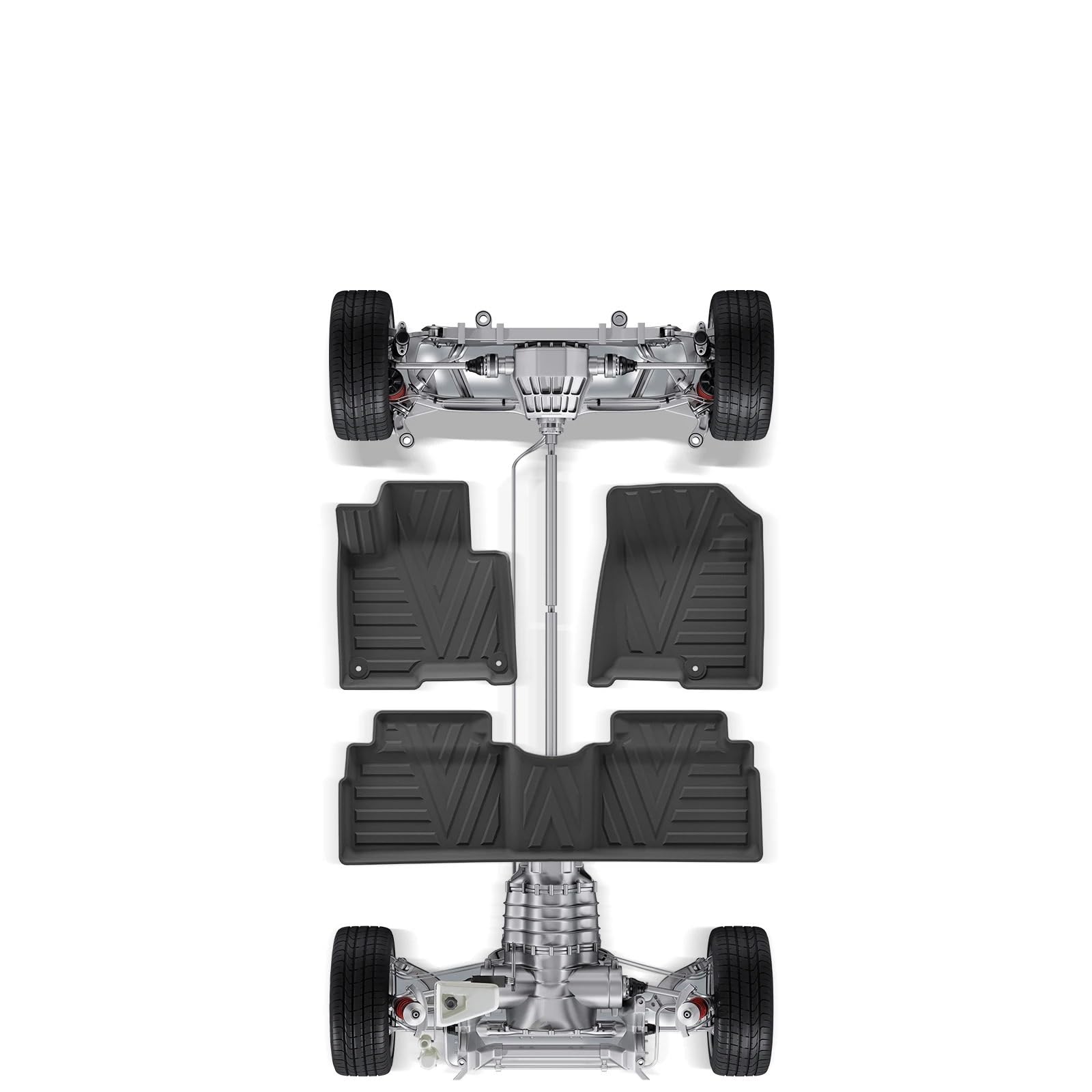 maty samochodowe Do Kia bagażnika Cargo Liner, czarny lewy napęd | Do Kia Do Sportage NQ5 LWBHybrid (PHEV) 2023-2025 dywaniki samochodowe