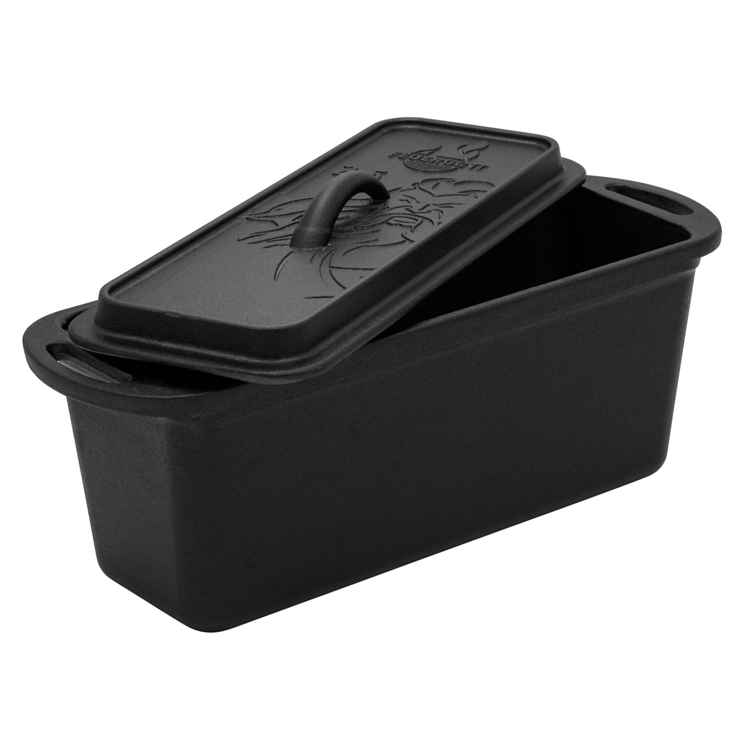 Gusseisen Brotbackform Mit Deckel - Ideal Für Brot, Kuchen, Ofen & Grill