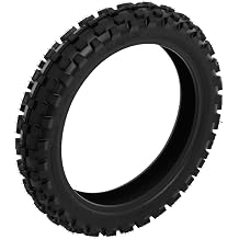 90/100-16 Dirt Bike Rear Tire with Inner Tube, 16 Inch Off-Road Motorcycle Tire 51M Load Index, Rugged Tread Dirt Bike Tire Set for Muddy Sandy Rough Terrain Motocross Enduro