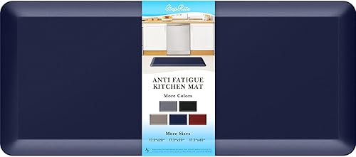 StepRite Tapete de cocina de 45 pulgadas de grosor, antifatiga, antideslizante, resistente a las manchas, impermeable, tapete de escritorio para