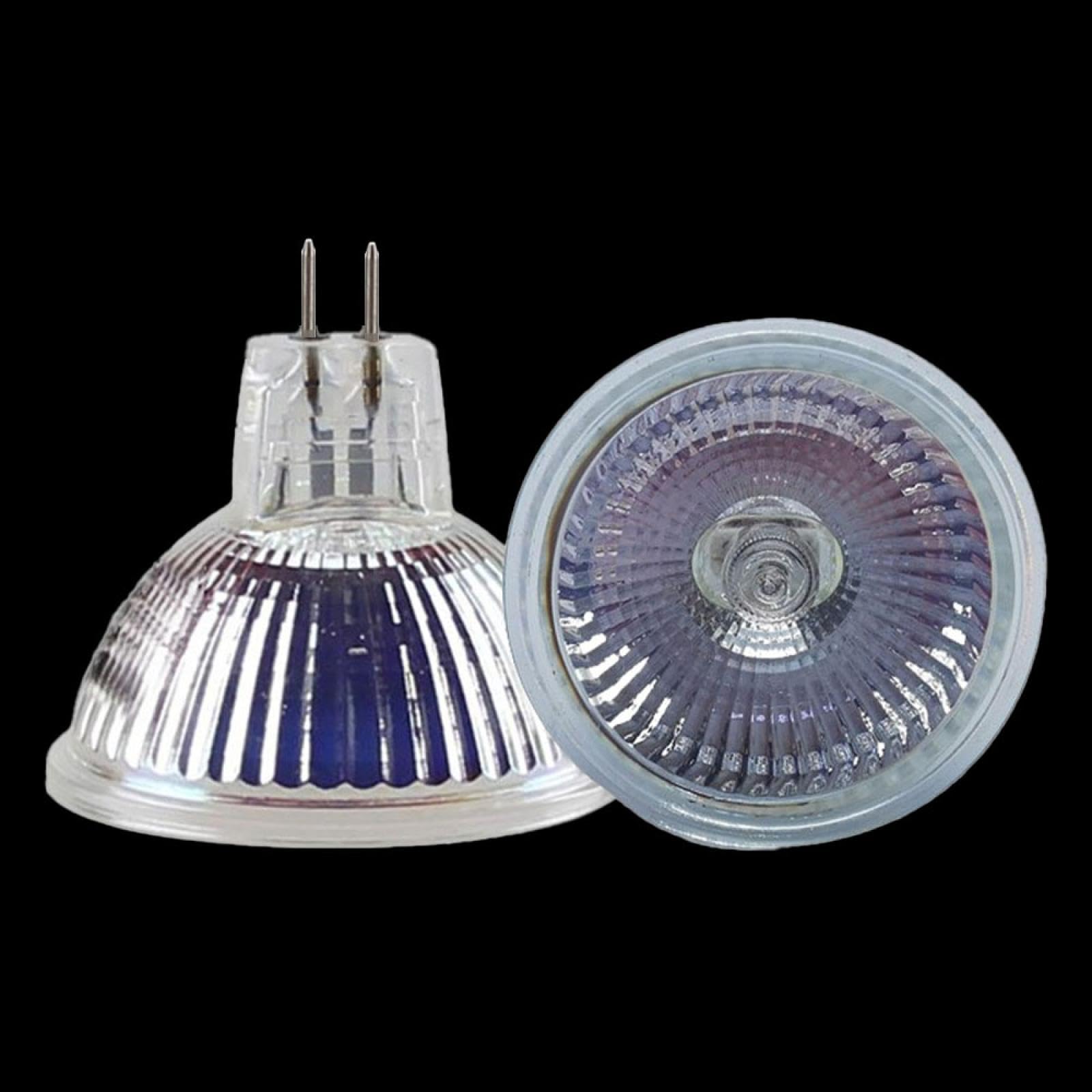 MR16 20W 24V Ampoules halogènes 2 broches GU5.3 Base Ampoule Spot Cup MR16 50W GU5.3 Projecteur Halogène Dimmable 2700K Blanc chaud 6PCS 50W