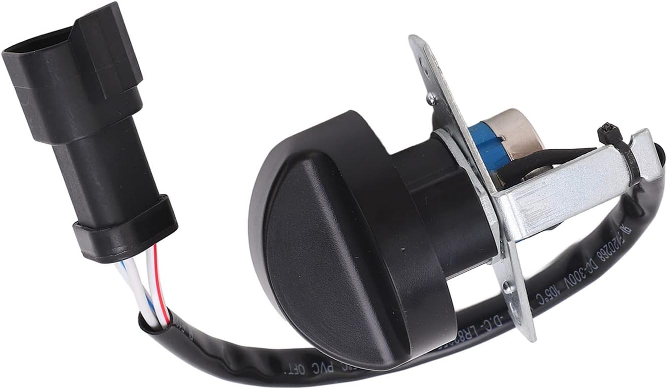 3 Pins Throttle Electronic Starter Knob Switch, Easy to Install ABS Alloy Steel Triangular Plug 3 Pins Excavator Throttle Electronic Starter Knob Switch Robust for Replacement, Popular