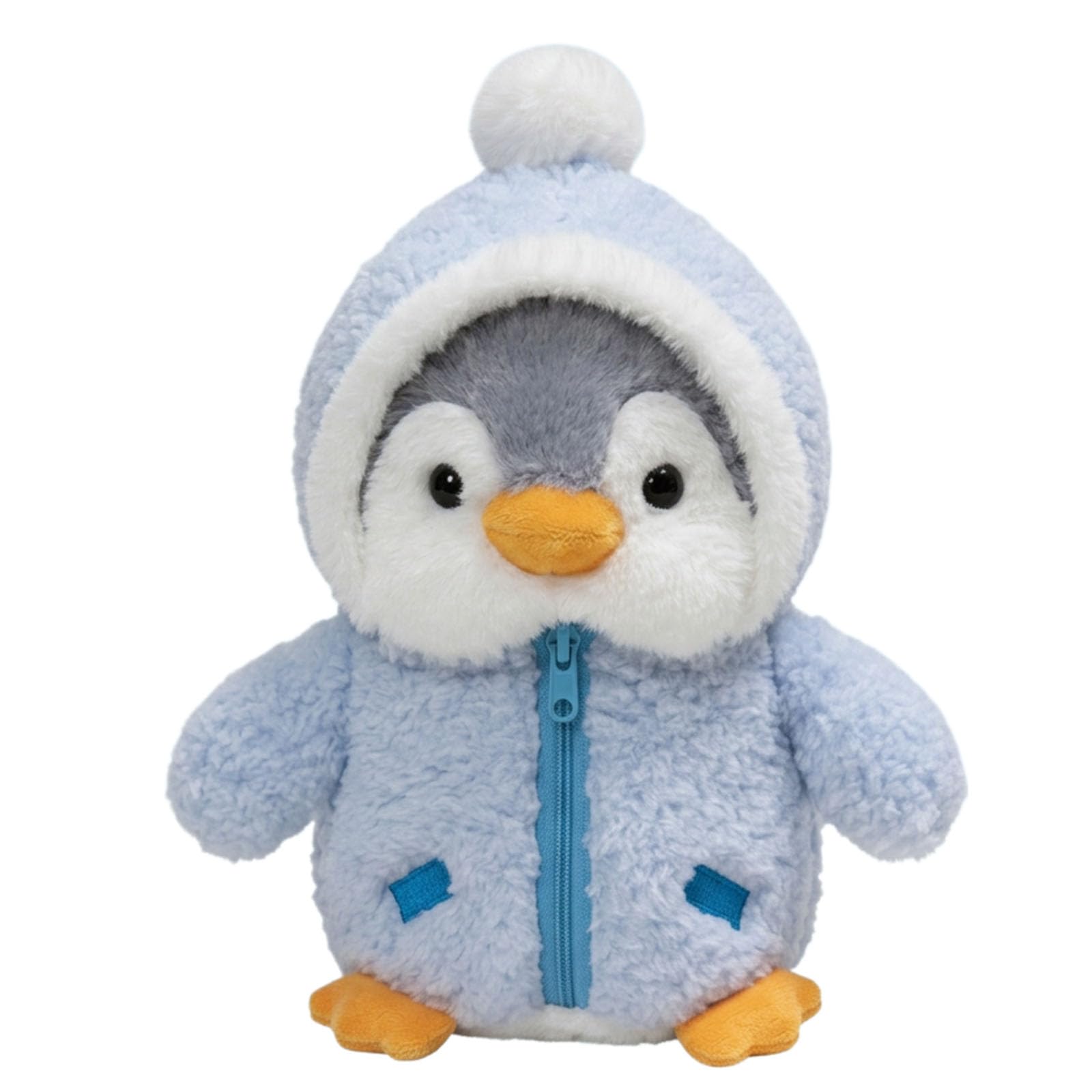 Bodeshis 25cm Penguin Plush, Blue Penguin Teddy,Soft Stuffed Animal Companion for Daily Playtime and Home Decoration, Cuddly Penguin Teddy for Emotional Support and Gift Occasions