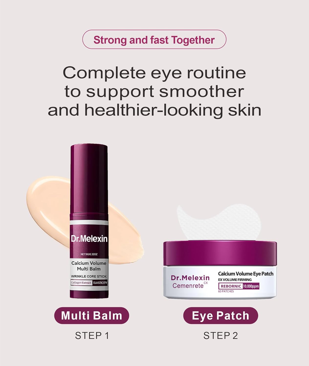 Calcium Multi Balm Stick Set with Pink Spicule Serum, Gentle Firming & Moisture Rou... - Image 4