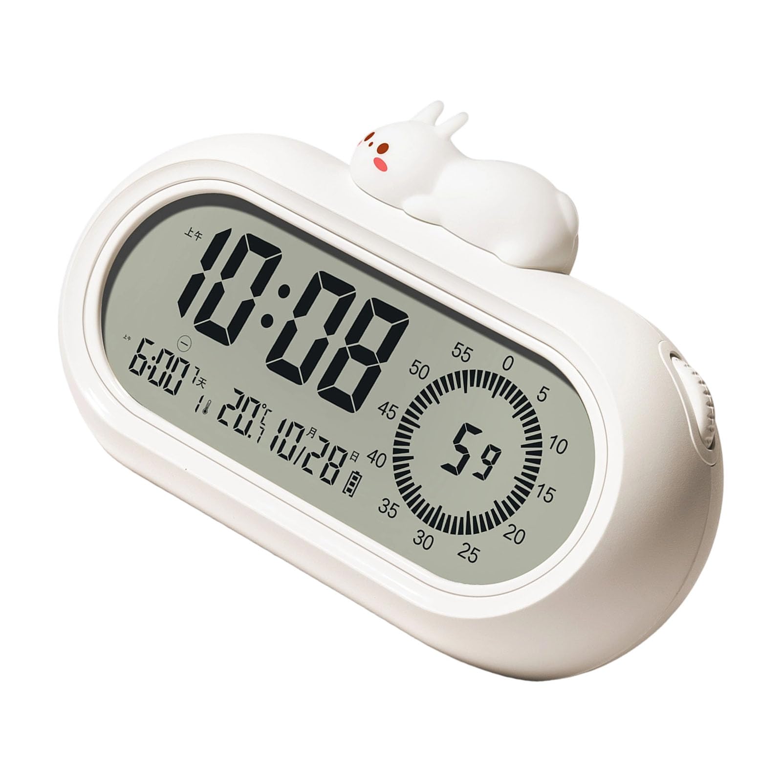 Buxuaaaa Countdown Timer Digital Alarm Clock for Enhances Focusing Task Management Home School Kitchen Quiet Operations Multifunctional Kitchen Timer