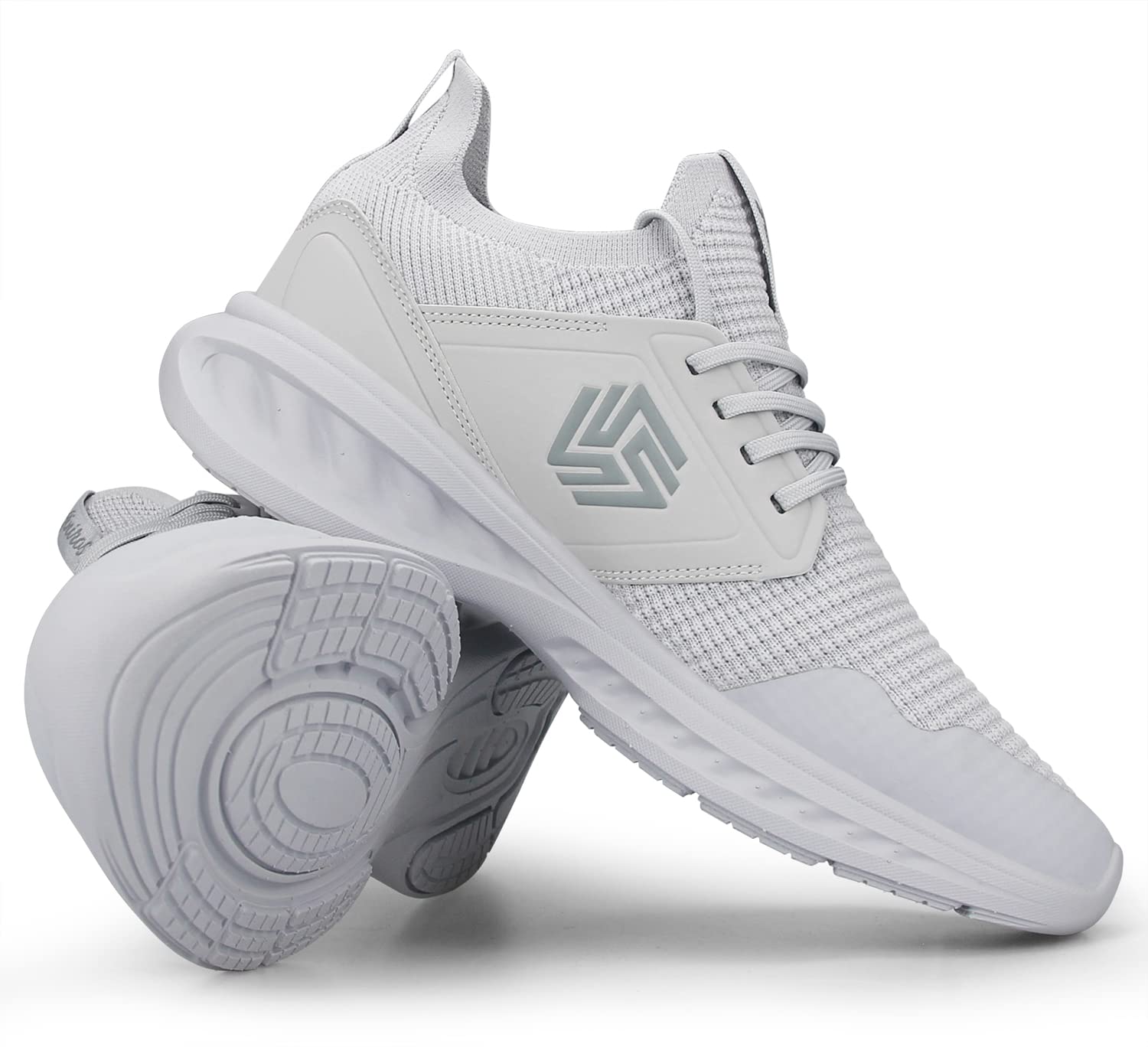 Giniros Sneakers Uomo Scarpe Running Ginnastica Corsa Camminata Leggere Traspiranti Casual Sportive Palestra Trekking Tennis Trail Mesh Basket Comode Outdoor Fitness Jogging Lavoro Scarpe