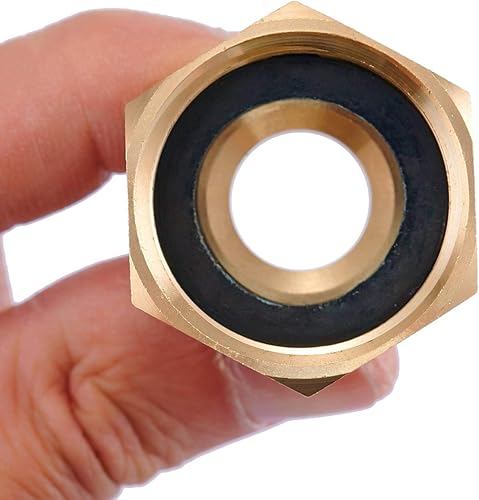 Miniatura 7 de 2 conectores giratorios de latón para manguera de agua de alta calidad, púas de 12 pulgada x adaptador GHT hembra de 34 pulgadas, accesorio de cobre