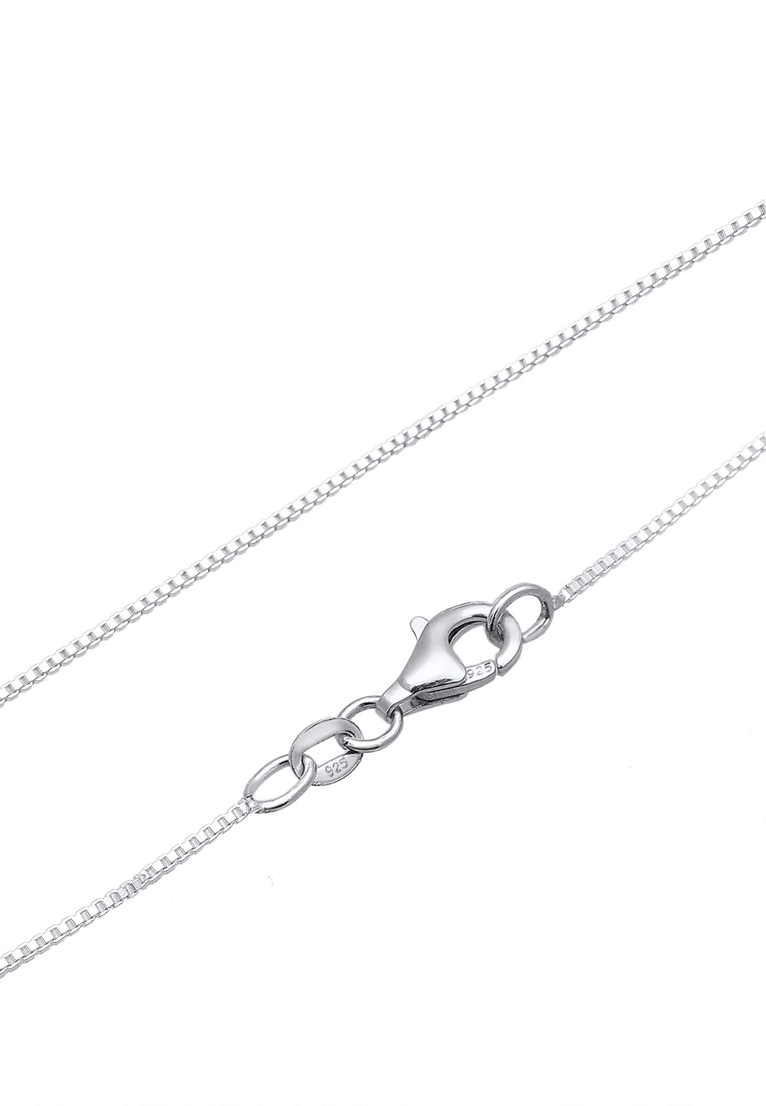 Elli Halskette Damen Plättchen Anhänger Gehämmert 925 Silber