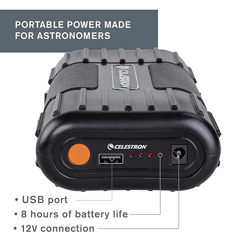 Miniatura 3 de Celestron - Batería PowerTank de litio LT para telescopios computarizados, fuente de alimentación portátil recargable de 12 V para telescopios