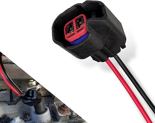 Miytsya 1 conector de inyector de combustible para automóvil, EV6 EV14 conector de repuesto de enchufe de arnés de motor, enchufe de cable de