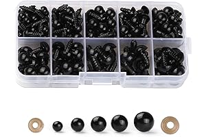 100 PCS Black Crochet Plushies Eyes