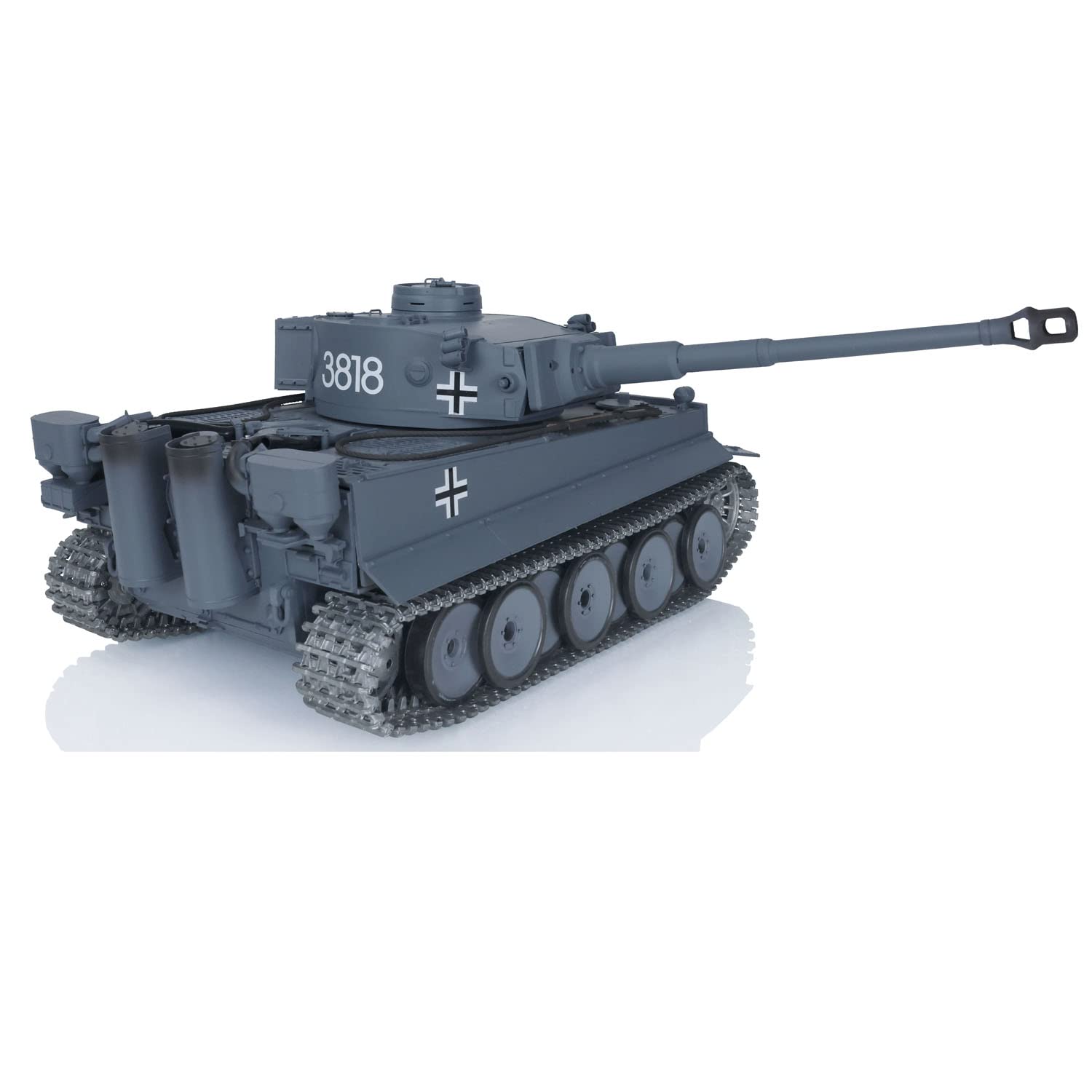 TOUCAN RC HOBBY US in Stock Henglong 1/16 Escala 7.0 Versión de metal mejorada German Tiger I RTR RC Tank 3818