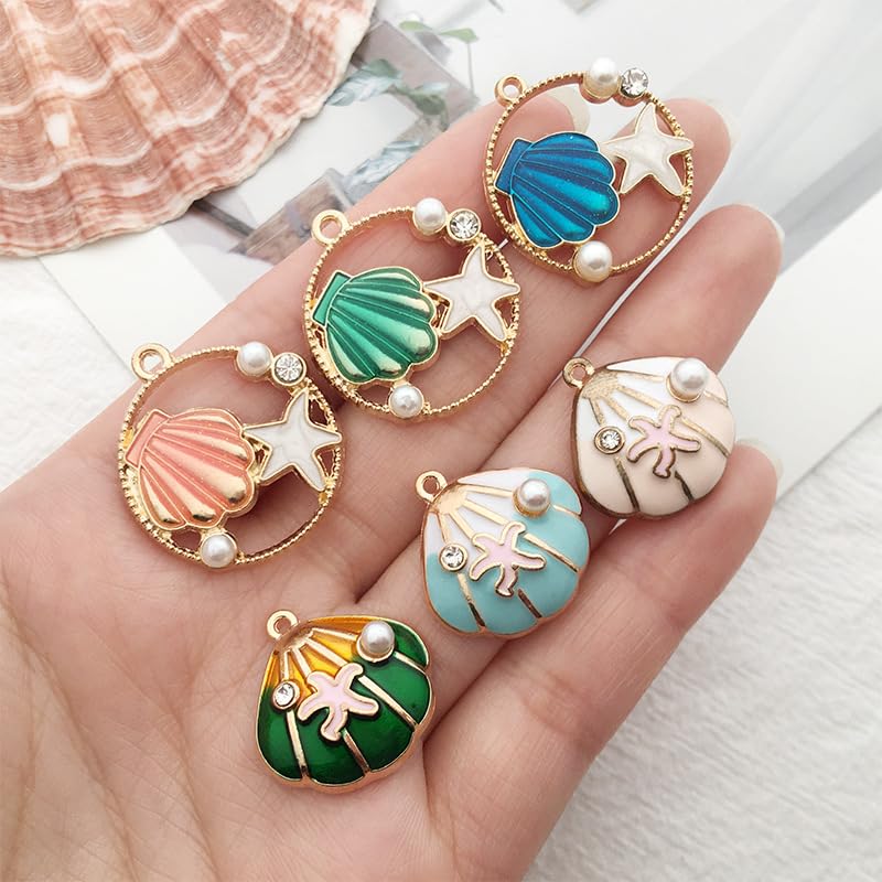LUTAKU 55 Pcs Boho Summer Beach Charm Pendants - Image 4