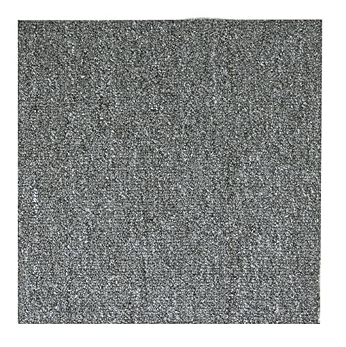 misento Teppichboden Henry Auslegware Meterware Bodenbelag für den Privatbereich Schlingenware zuschneidbar und einfach zu verlegen Anthrazit 400 x 500 cm