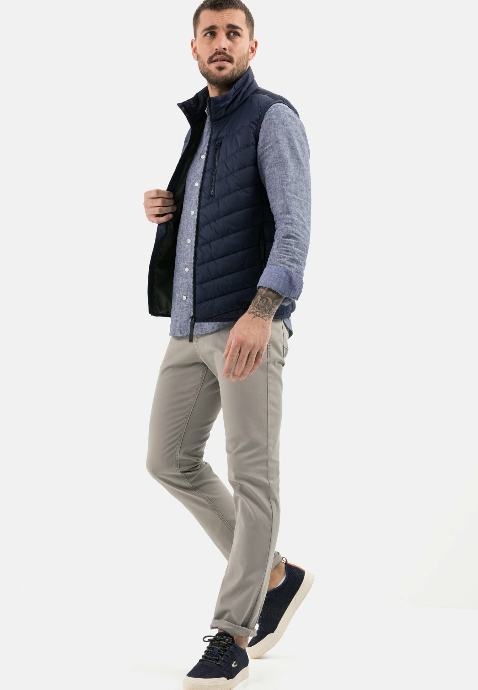 camel active kamizelka męska Mężczyźni 460200/9E52 (1 w zestawie)