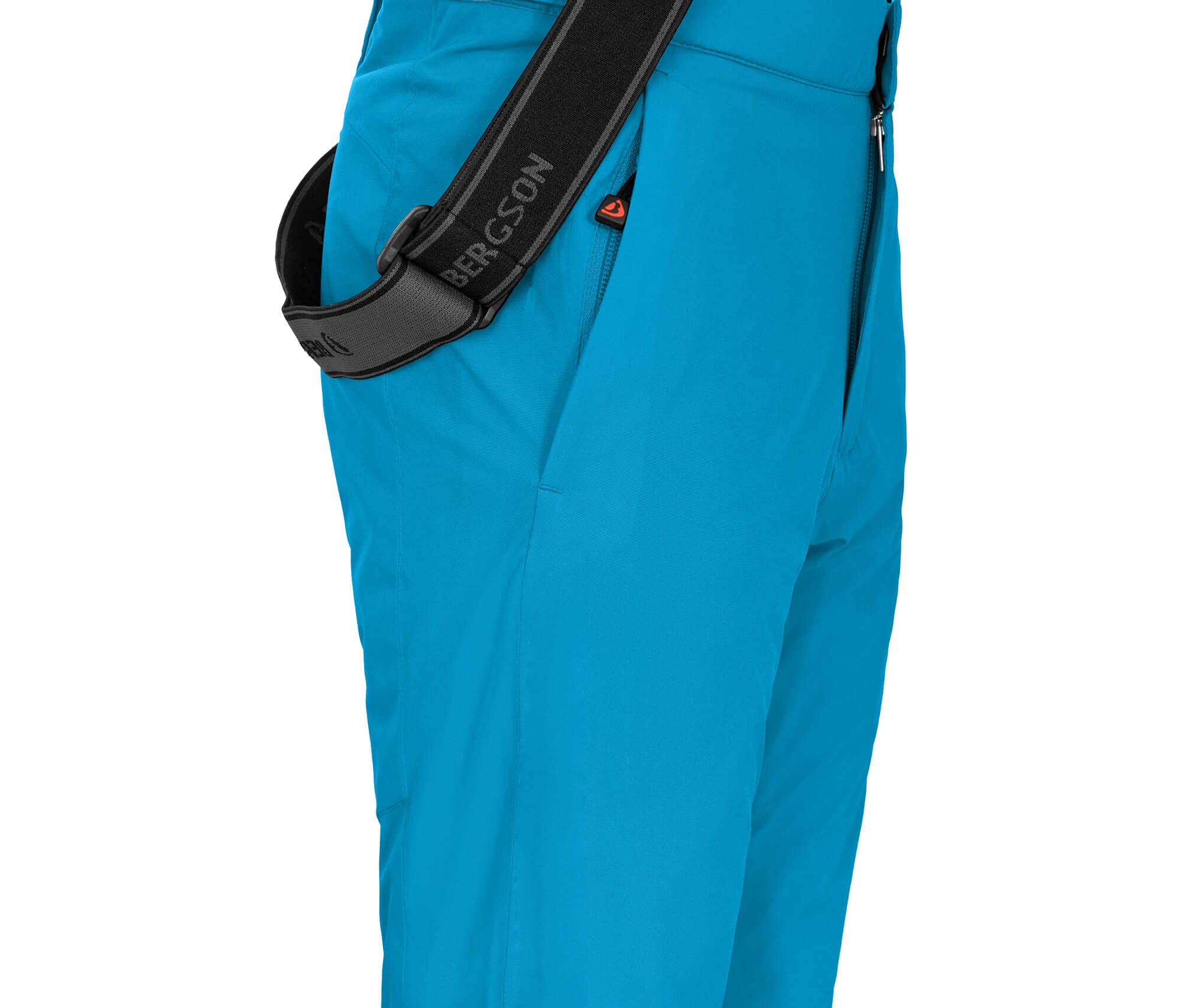 Bergson Pelly | Kinder Skihose, wattiert, 20000 mm Wassersäule - bielastisch, wasserdicht, Winddicht, atmungsaktiv, PFC-frei, Wassersäule: 20000 mm, Atmungsaktivität: 20000 g/qm/24Std