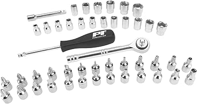 Performance Tool W1177 47pc Socket & Bit Set