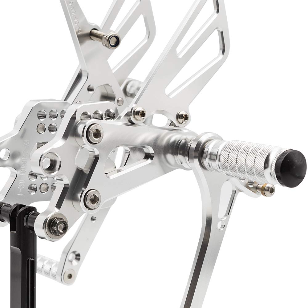 Amazon.com: CNC ZX10R 04-05 Motorcycle Adjustable Rearsets