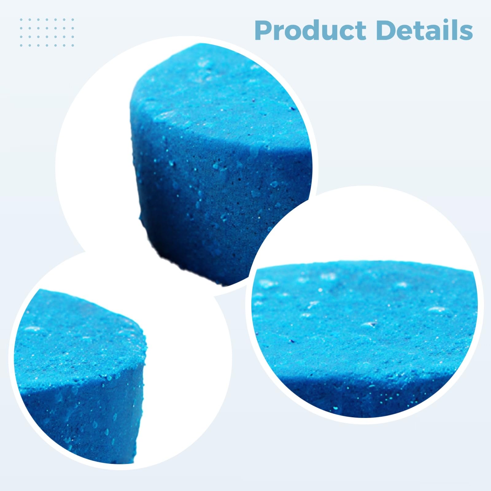 15 Stück WC-Reinigungstabletten blau, automatische Toilettenreiniger-Tabletten, Geruchskontrolltabletten für die Toilettenschüssel, leicht anzuwenden, einzeln verpackt für das Badezimmer