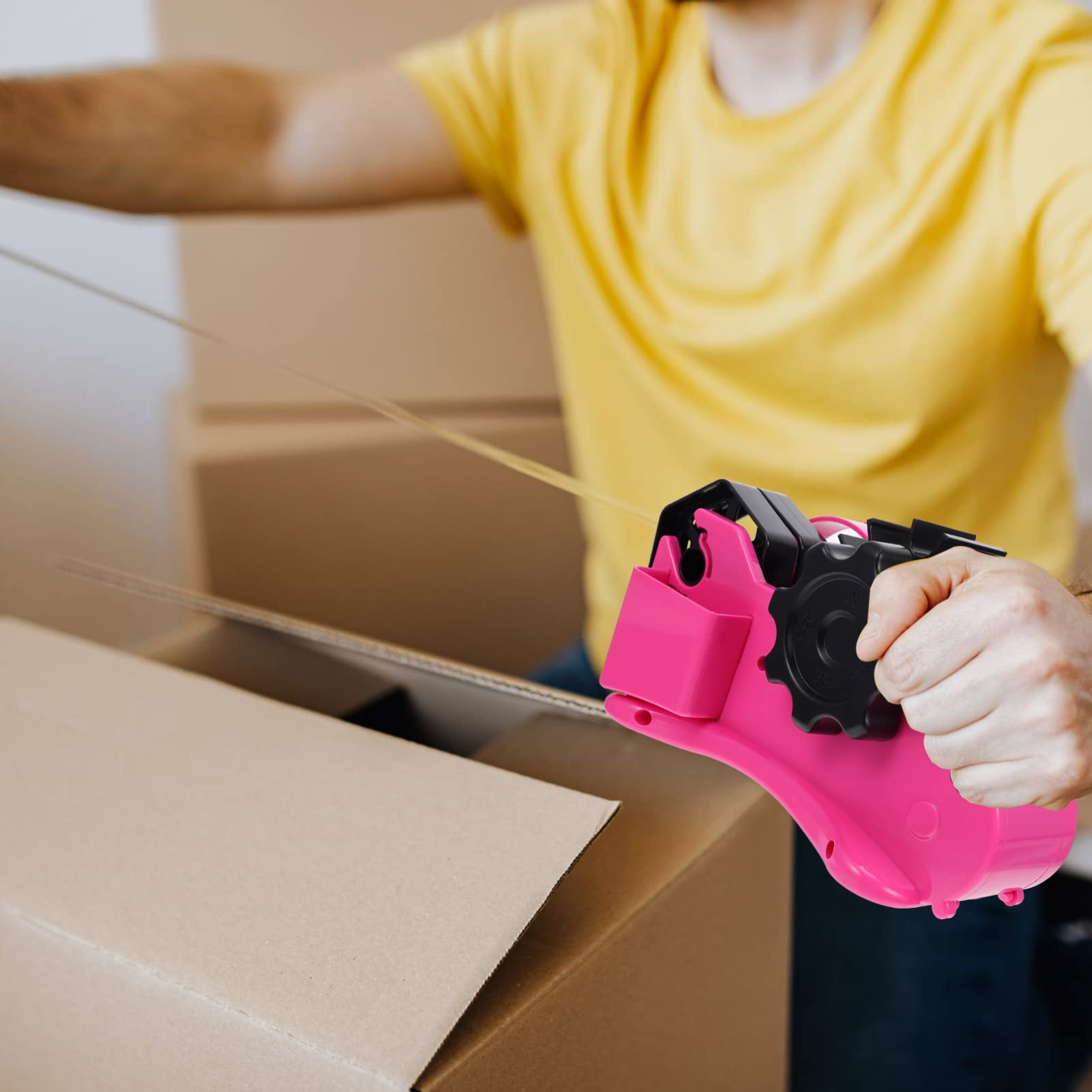 Leichtes Abs Beutelversiegelungsgerät mit Einfacher Tragbarkeit Praktischer Verpackungshelfer für Haus und Büroanwendungen Langlebige Klebebandschneidemaschine