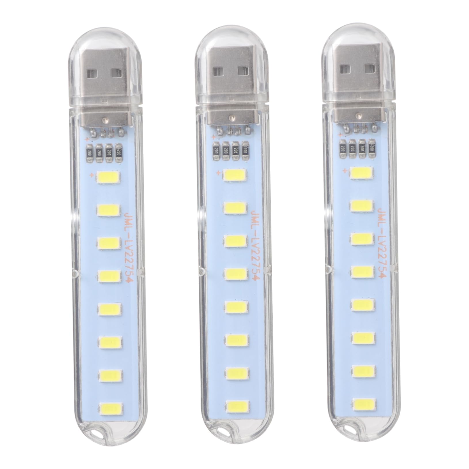 STOBAZA 3 Pack Led Night Lights Laptop Lamp Small Desktop Light Portable Rechargeable for Room Study Office