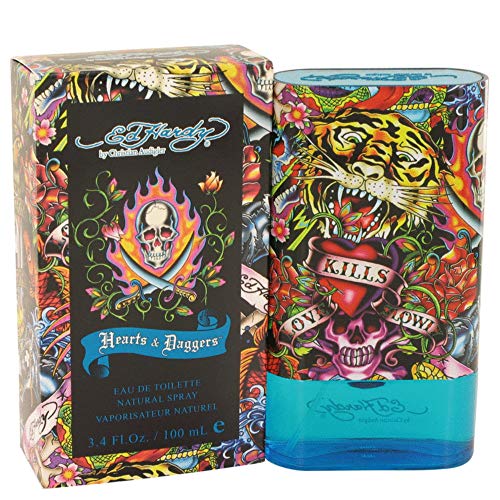 Christian Audigier Ed Hardy Hearts & Daggers 3.4 oz Eau De Toilette Spray For Men