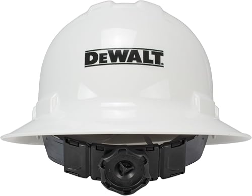 Miniatura 4 de DEWALT Full Brim 6 Point Ratchet Suspension Hard Hat - Blanco