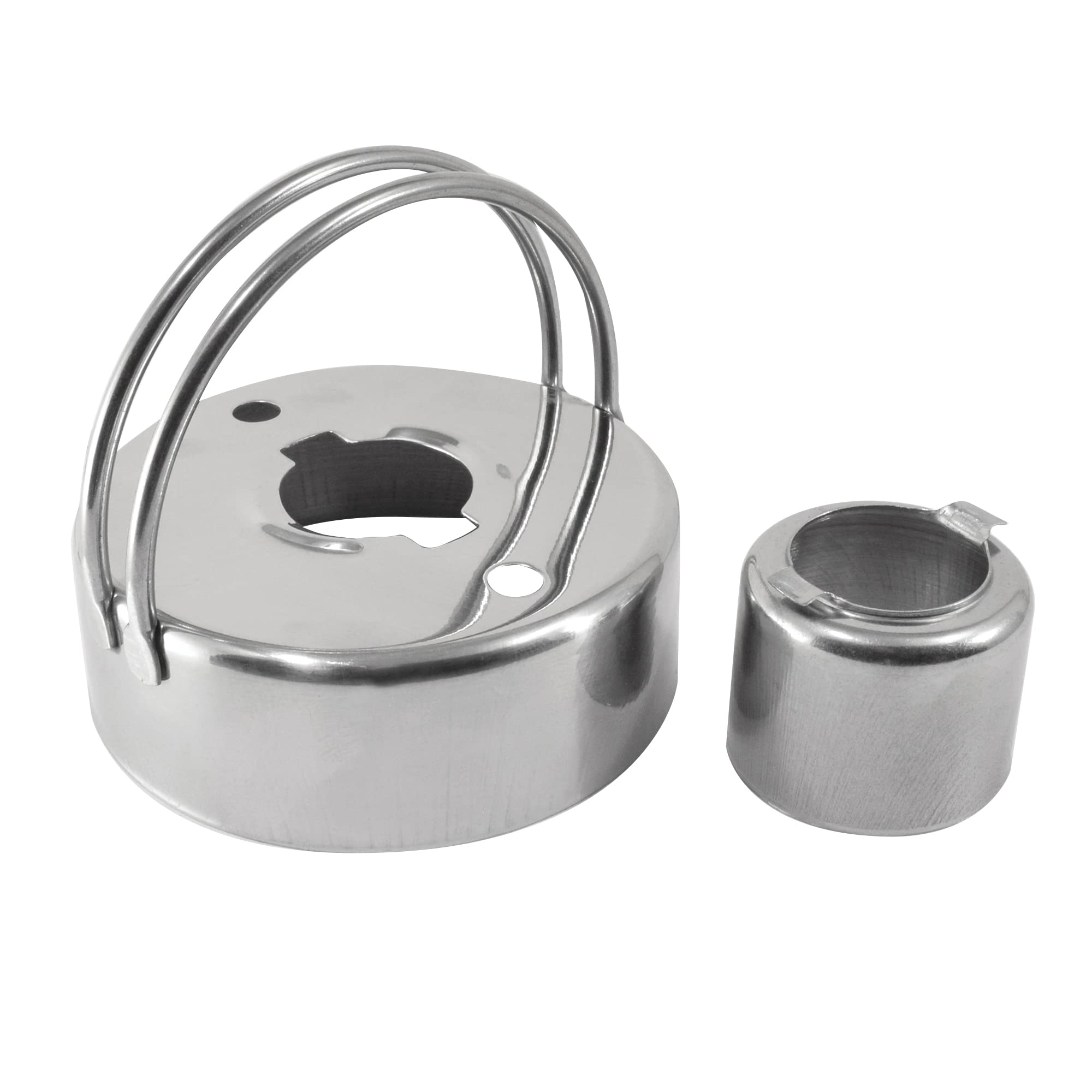 CybrTrayd 1712 R&M-Cortador de rosquillas (Acero Inoxidable, 7 cm), metálico